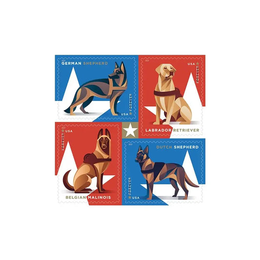 2019 USPS Military Working Dogs Forever Stamps Sheets of 20