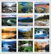 2019  usa  wild  scenic  rivers  stamps Sheets of 12
