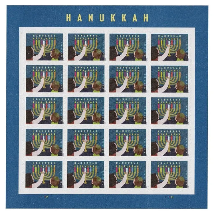 2020  usps  hanukkah  stamps Sheets of 20