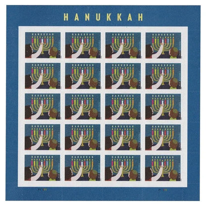 2020  usps  hanukkah  stamps Sheets of 20