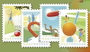 2021 USPS Backyard Games Forever Stamp Sheets of 16