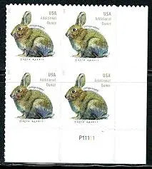 2021 USPS Brush Rabbit Forever Stamp Sheets of 20