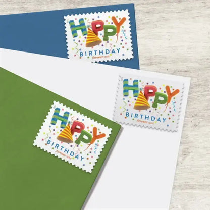 (2021) USPS Happy Birthday Forever Stamps Sheets of 20