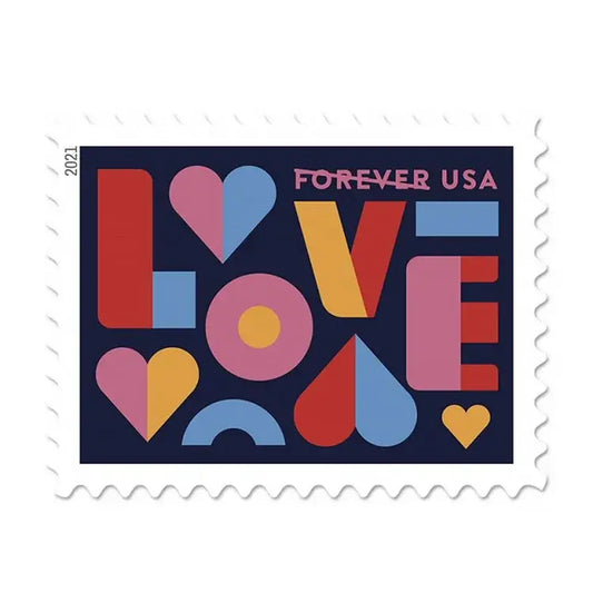 2021 USPS Love Forever Stamp Sheets of 20