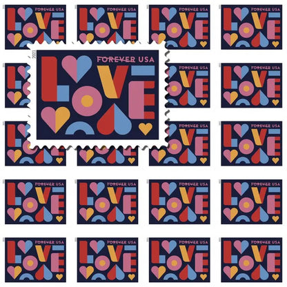 2021 USPS Love Forever Stamp Sheets of 20