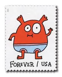 2021  US  Message  Monsters  Forever  Stamps Sheets of 20