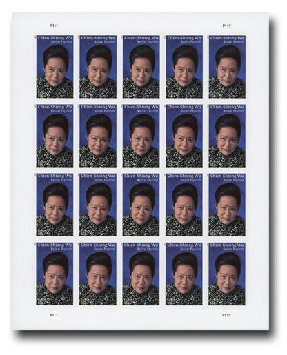 2021 USPS Imperforate Chien Shiung Wu First Class Forever Stamp Sheets of 20
