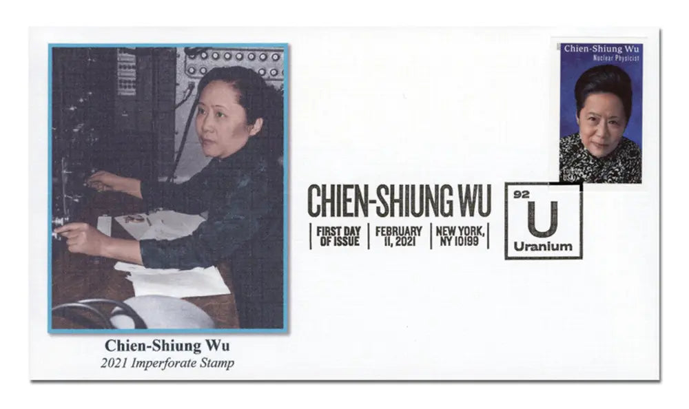 2021 USPS Imperforate Chien Shiung Wu First Class Forever Stamp Sheets of 20