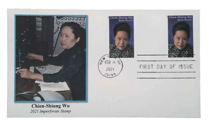 2021 USPS Imperforate Chien Shiung Wu First Class Forever Stamp Sheets of 20