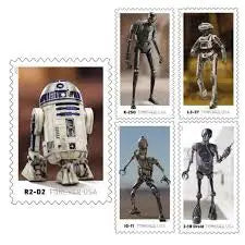 2021  usps  star  wars  droids  stamps Sheets of 20