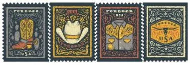 2021 USPS Western Wear Forever Stamp Sheets of 20