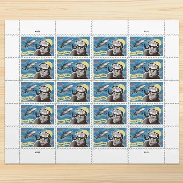 2022  usps  eugenie  clark  postage  stamp Sheets of 20