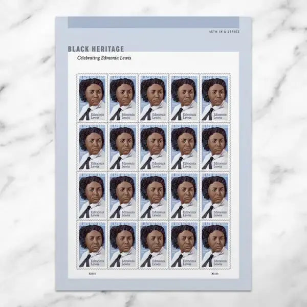 2022 USPS Black Heritage Edmonia Lewis Forever Stamps Sheets of 20