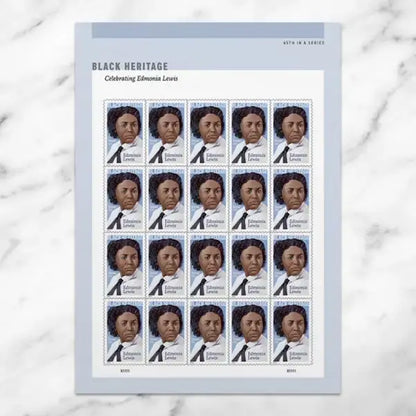 2022 USPS Black Heritage Edmonia Lewis Forever Stamps Sheets of 20