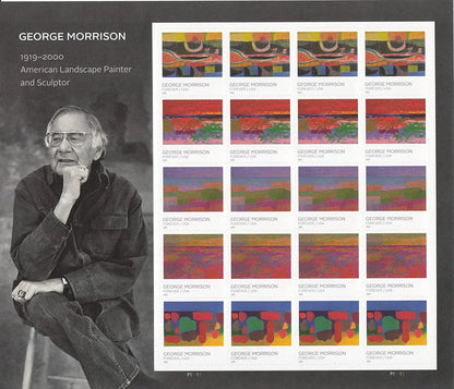 2022  George  Morrison  Forever  Stamp Sheets of 20