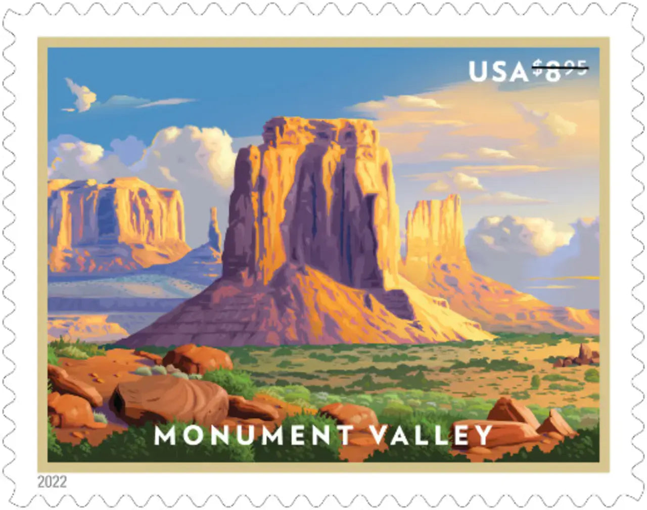 2022  usps  memorial  valley  priority  stamp Sheets of 4