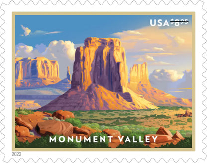 2022  usps  memorial  valley  priority  stamp Sheets of 4