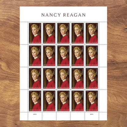 2022  USPS  Nancy  Reagan  Commemorative  Stamps Sheets of 20