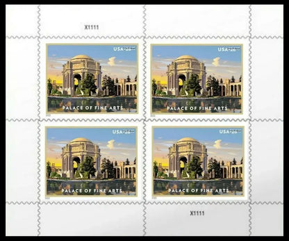 2022  US  Palace  of  Fine  Arts  Stamps Sheets of 4