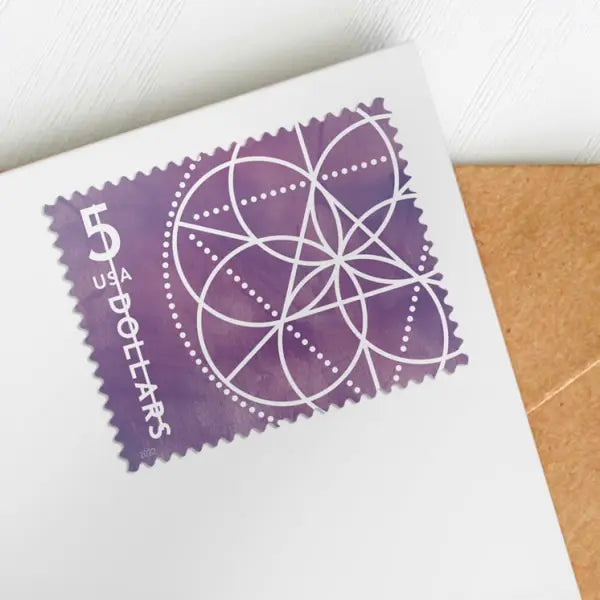 2022  US  $5  Floral  Geometry  Stamp Sheets of 10