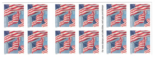 2022 us flag forever stamp Sheets of 20