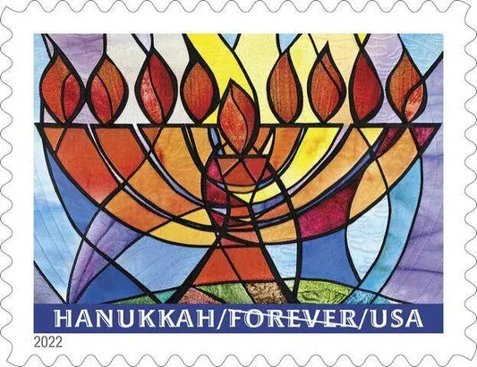 2022  usa  hanukkah  stamps Sheets of 20