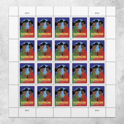 2022  usps  kwanzaa  stamps Sheets of 20