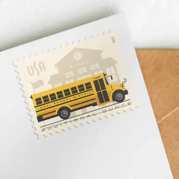 2023 USA School  Bus  Additional  Ounce  Stamps Sheets of 20