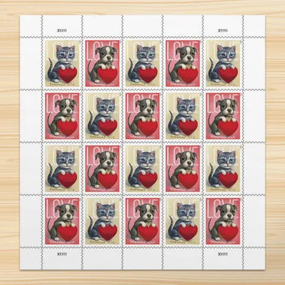 2023 USPS Cat and Dog Love Stamps Sheets of 20