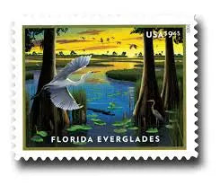 2023  USA  Florida  Everglades  Priority  Mail  Stamps Sheets of 4