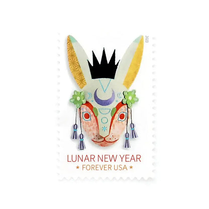 2023  usps  lunar  new  year  year  of  the  rabbit  stamps Sheets of 20