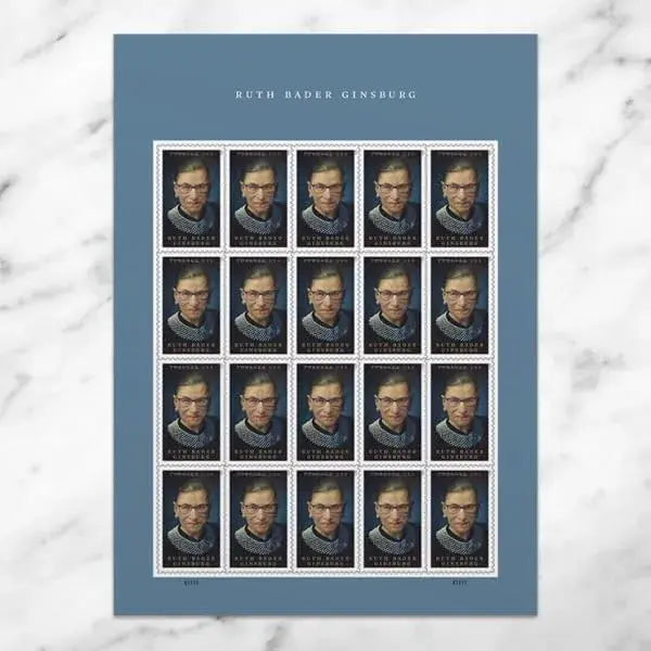 2023 USPS Ruth Bader Ginsburg First Class Forever Stamp Sheets of 20