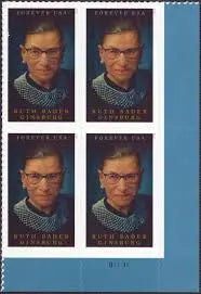 2023 USPS Ruth Bader Ginsburg First Class Forever Stamp Sheets of 20