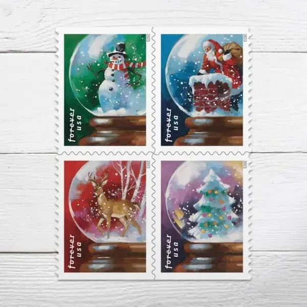 2023 USPS Snow Globes Stamp Sheets of 20