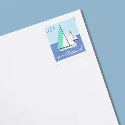 2023 USPS Sailboats Postcard Forever First Class Stamps Sheets of 20