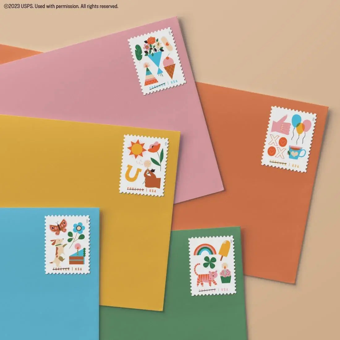 2023 USPS Thinking of You Stamp Sheets of 20