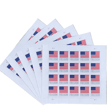 2023 usps freedom flag forever postage stamp Sheets of 20