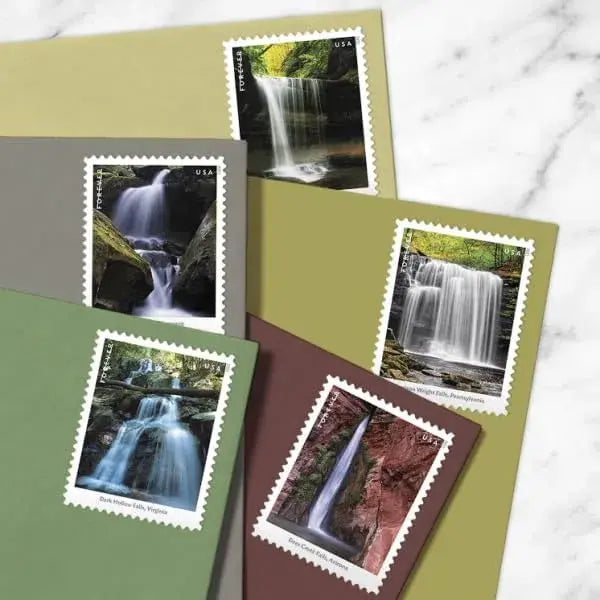 2023  US  Waterfalls  Forever  First  Class  Stamp Sheets of 12
