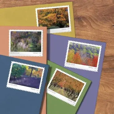 2024 USPS Autumn Colors Forever Stamps Sheets of 20