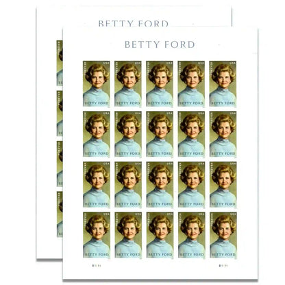2024 U.S Forever Stamps - Betty Ford Sheets of 20