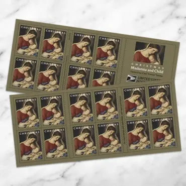 2024 usps Christmas Madonna and Child Forever Stamps Sheets of 20