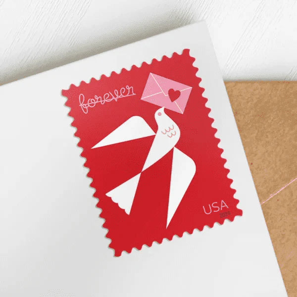 2024  usa  carrier  pigeon  love  stamps Sheets of 20