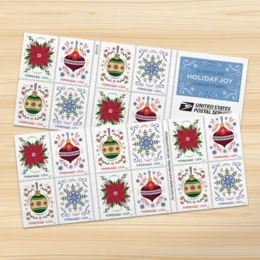 2024 Holiday Joy Forever Stamps Sheets of 20