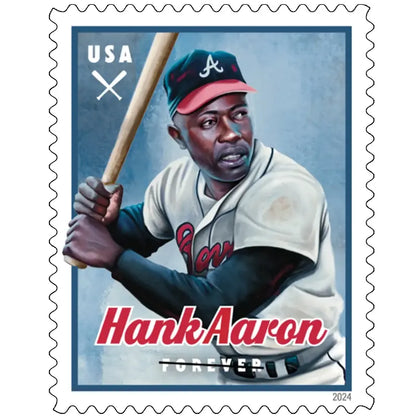 2024 Hank Aaron Forever Stamps Sheets of 20