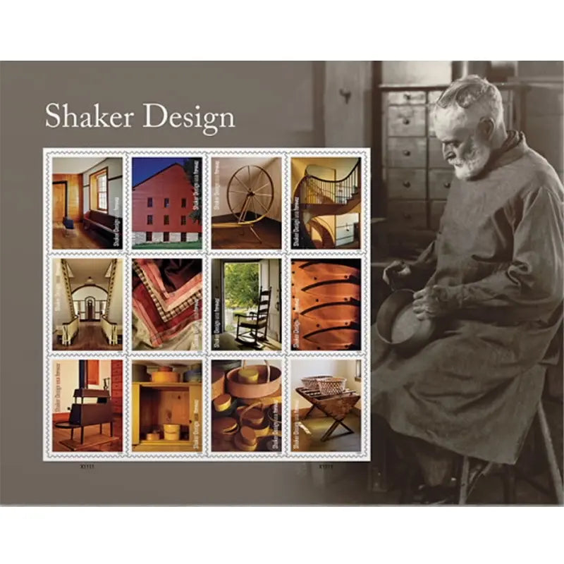 2024 Shaker Design Forever Stamps Sheets of 16