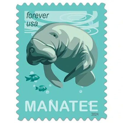 2024 USPS Save Manatees Forever Stamps Sheets of 20