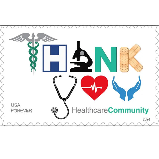 2024 Thank You Healthcare CommunityStamps Sheets of 20