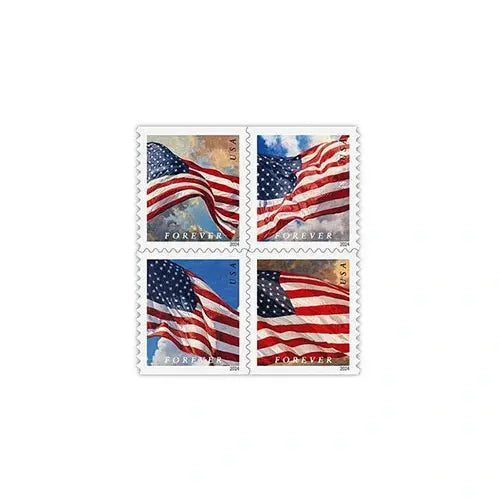 2024 USPS Forever American Flag Stamps roll of 100