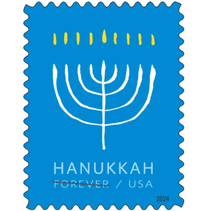 2024 USPS Hanukkah Forever Stamps Sheets of 20