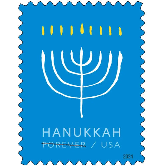 2024 USPS Hanukkah Forever Stamps Sheets of 20